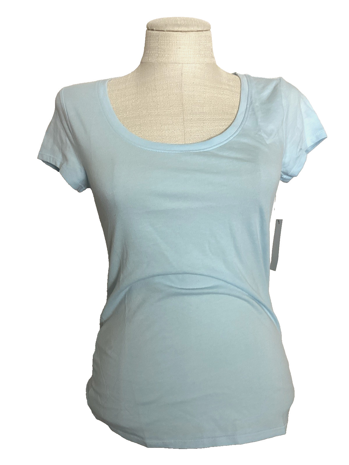 NOBO NO BOUNDARIES Lt Pwdr Puff Blue Short Sleeve Scoop Neck T- Shirt Sz. Jr. S*