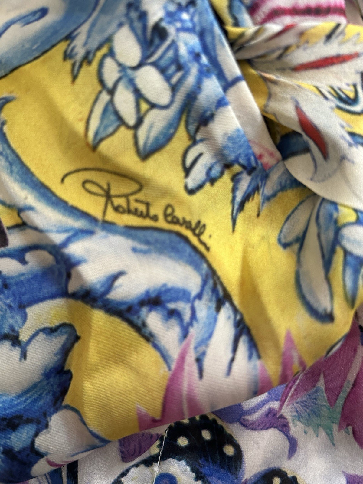 Roberto Cavalli blouse, 100% Silk