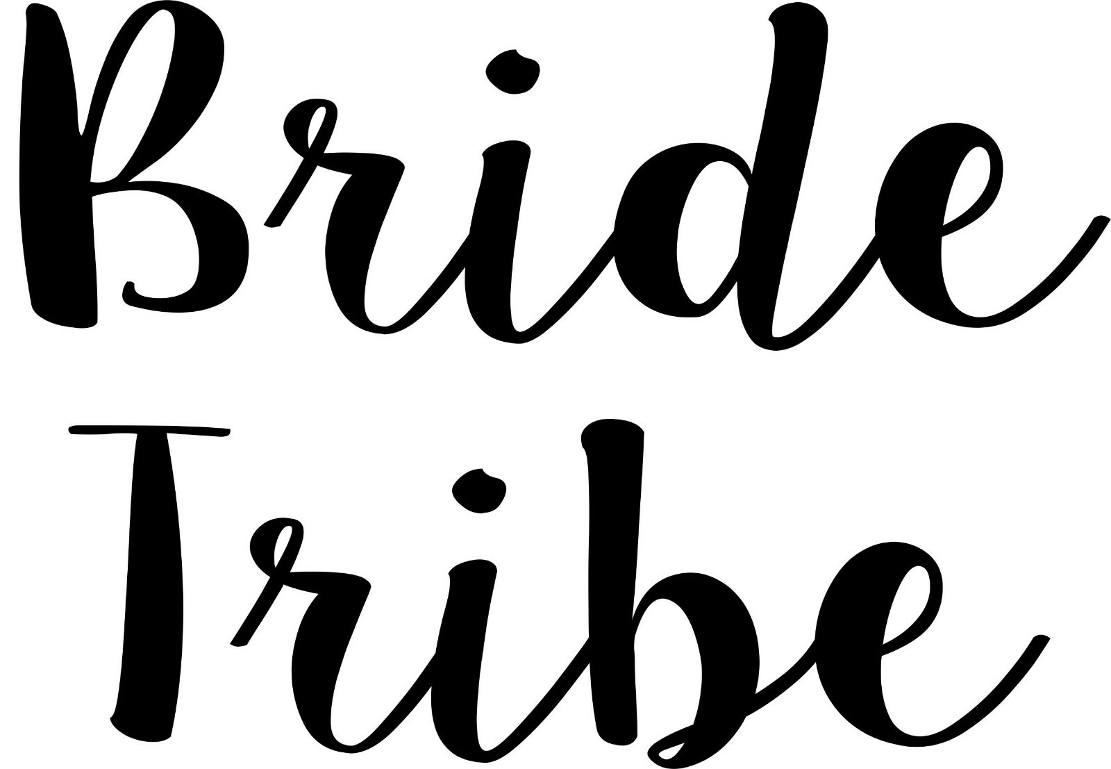 Bride Tribe Hen Night Party Iron On Transfer Vinyl Heatseal Wedding Party