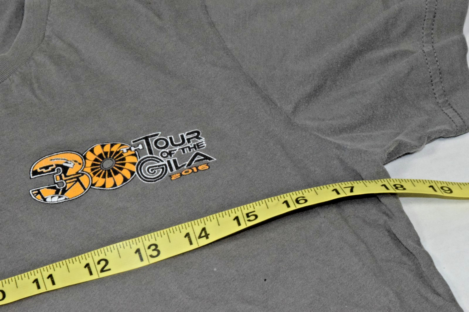 Past Event T-Shirt Bella Canvas Size M Tour of the Gila Bicycle Race 2016
