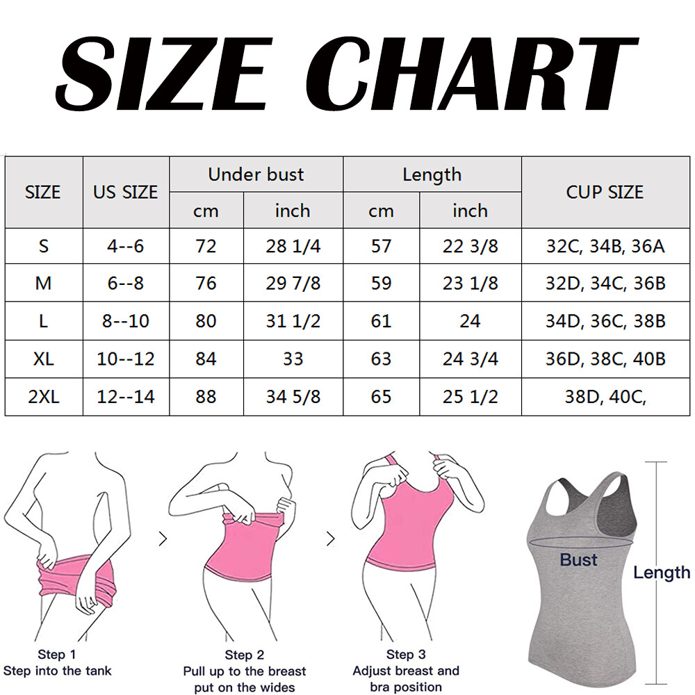 Comfort Tank Top with Shelf Bra for Women Stretch Camisole Wide Strap Undershirt