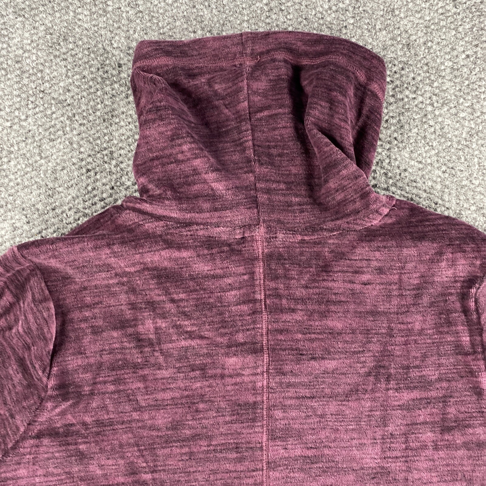 Harmony Balance Womens Long Sleeve Pullover Cowl Neck Purple Size Large