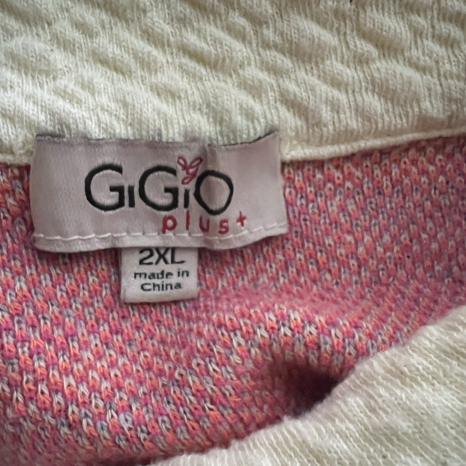 GiGiO Plus Soft and Thick Button front textured Jacket Top. Size 2XL.