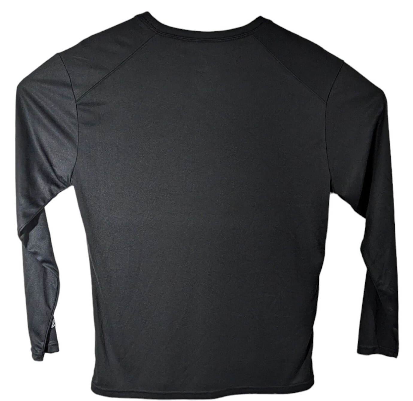 Womens Plain Black Long Sleeve Tee Shirts Large Blank Pullover Lightweight