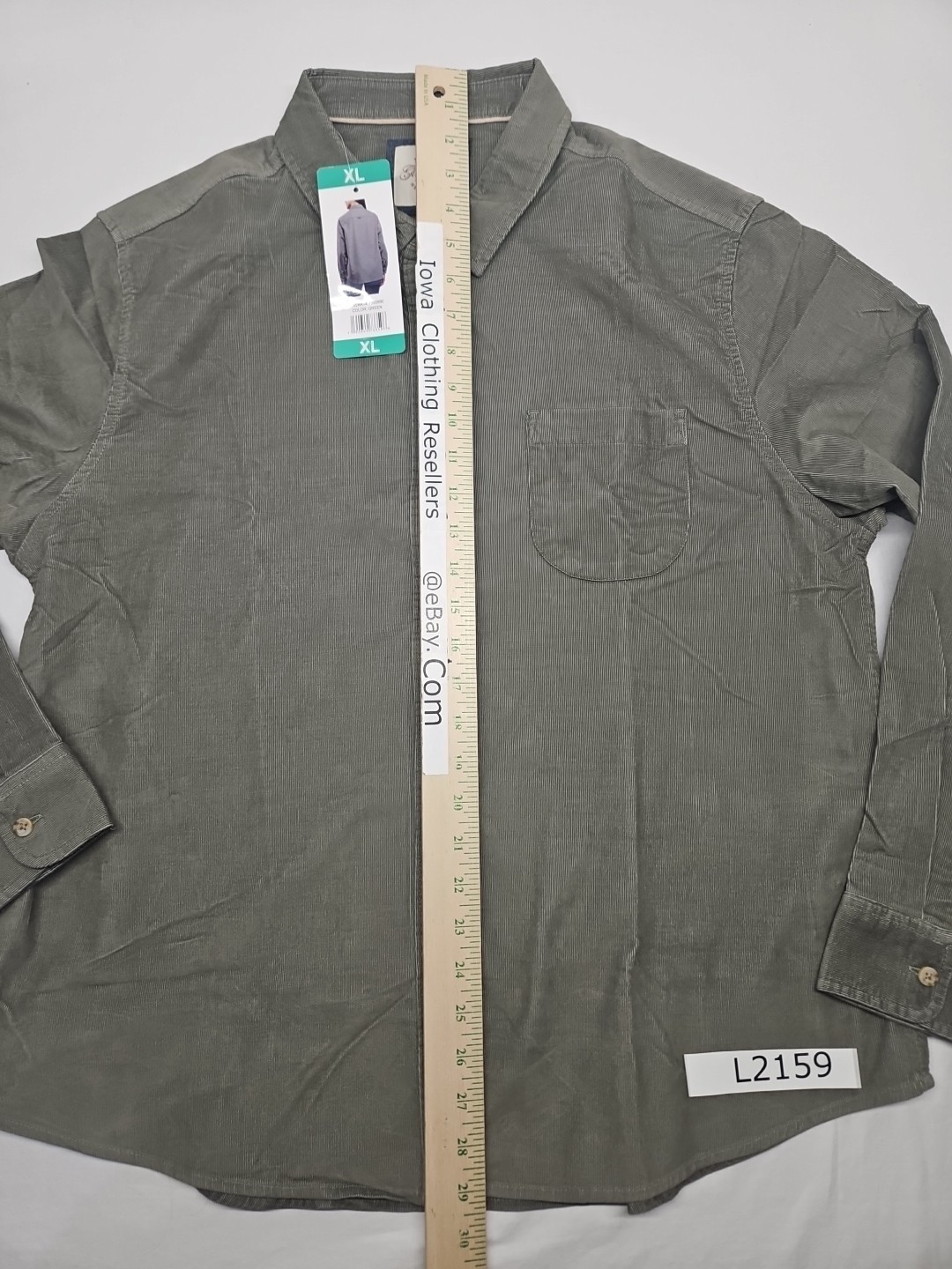 NWT Jachs Girlfriend XL Super Soft Green Flannel Shirt Button Up
