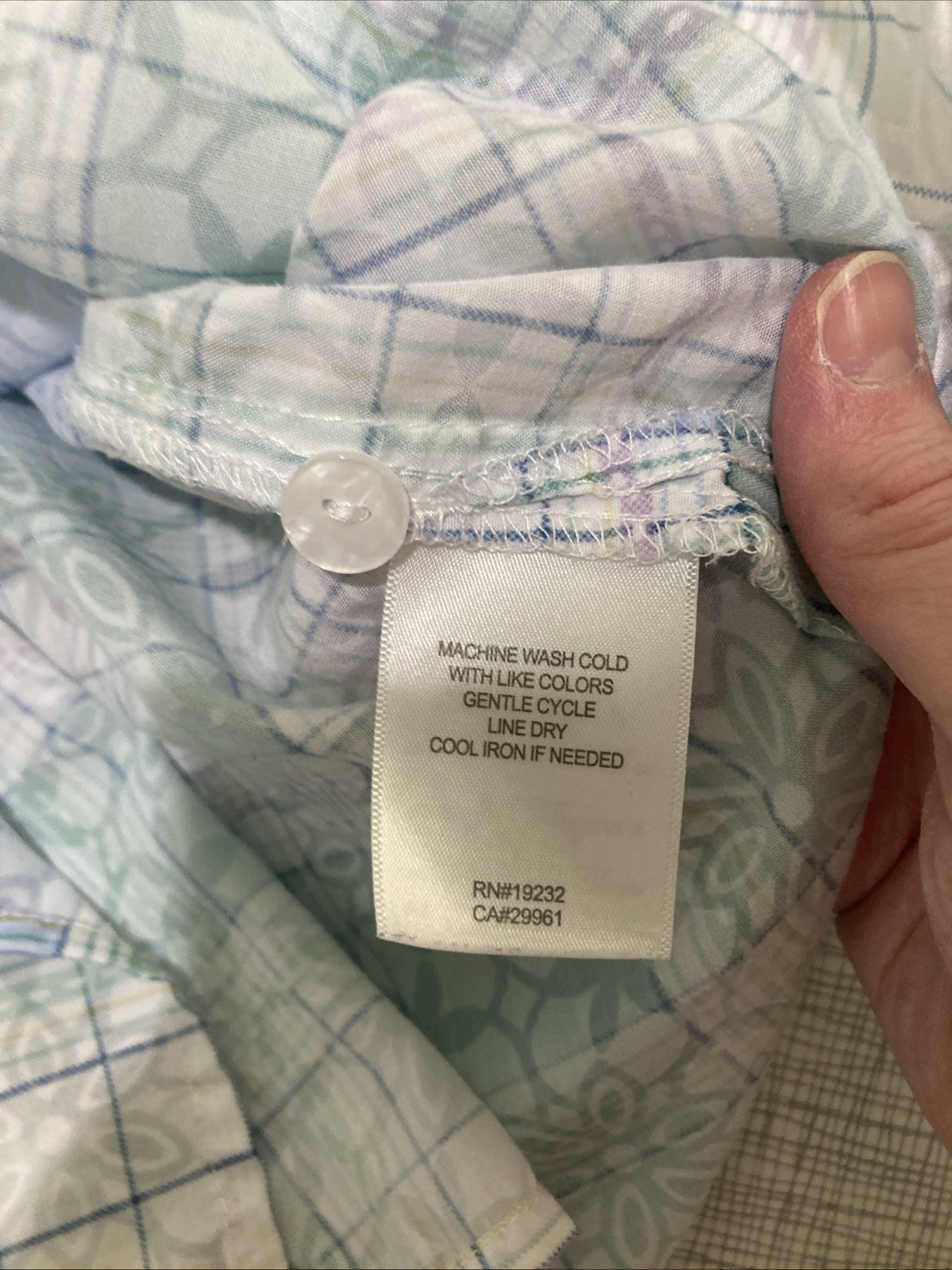 Alfred Dunner Pastel Plaid Button-Down Shirt S Cottagecore Grandmacore Floral