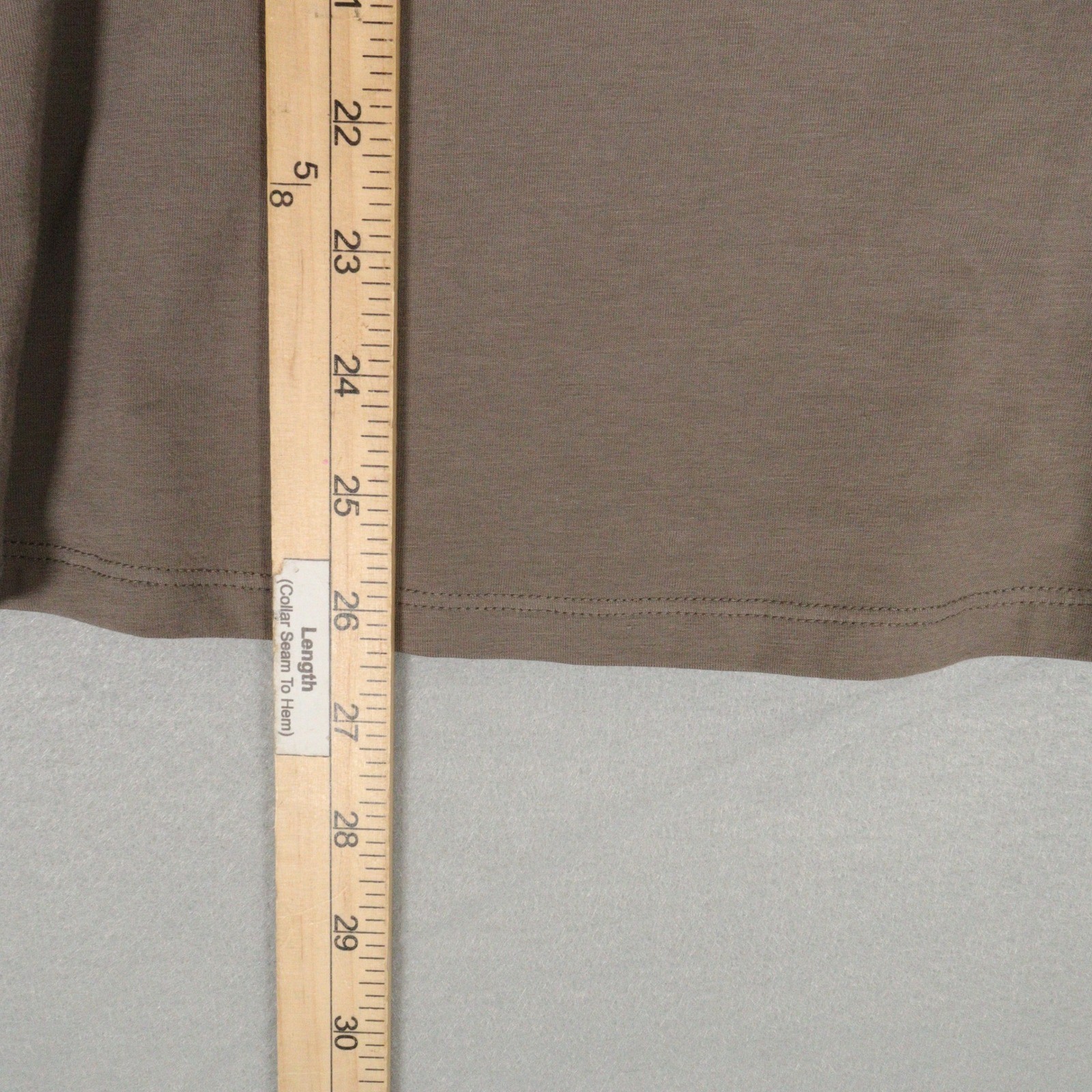 Matthildur Tunic Top Fit and Flare Pima Cotton Lycra Brown Quiet Luxury Women S