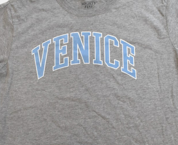 Mighty Fine Juniors Venice Gray Shirt New Large