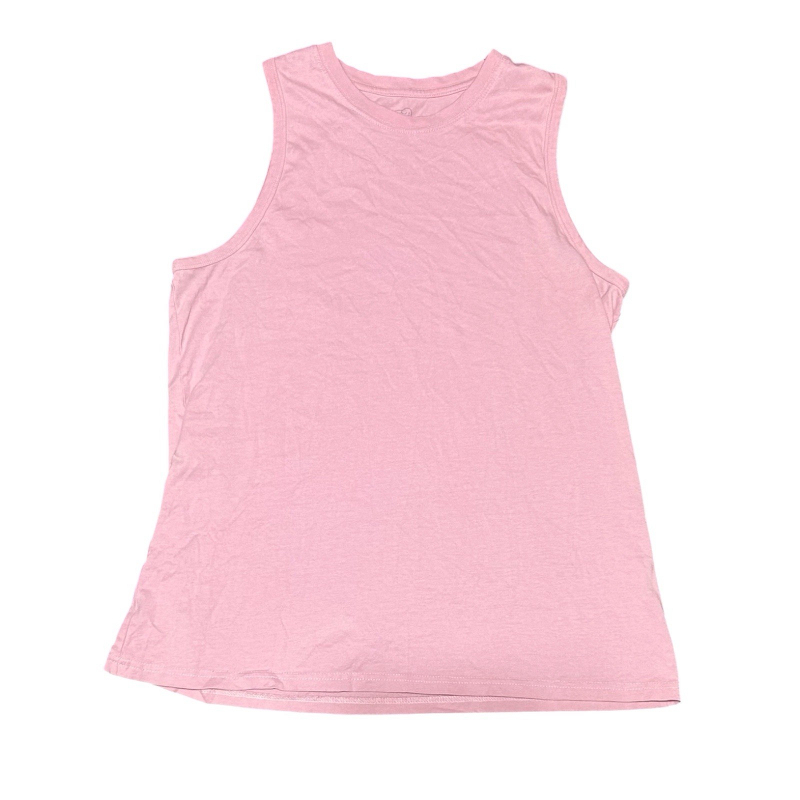 Ivory Ella Paisley Elephant Graphic Organic Cotton Muscle Tank Womens Large Pink