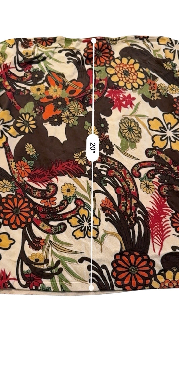 JOSEPH A Blouse Shirt Womens Size Small Flower Floral Pattern 3/4 Sleeve EUC