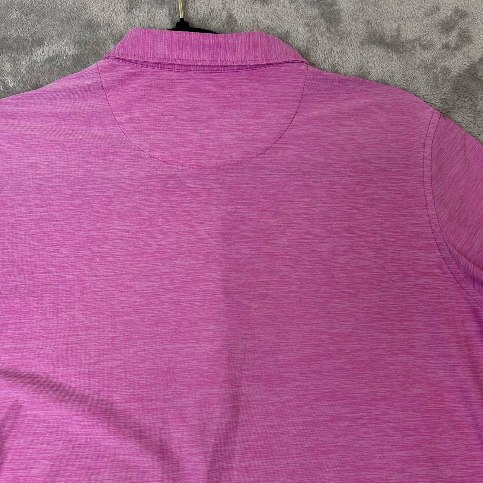 Peter Millar Shirt Womens Golf Polo Shirt Short Sleeves Pink UPF 50+ Size Medium