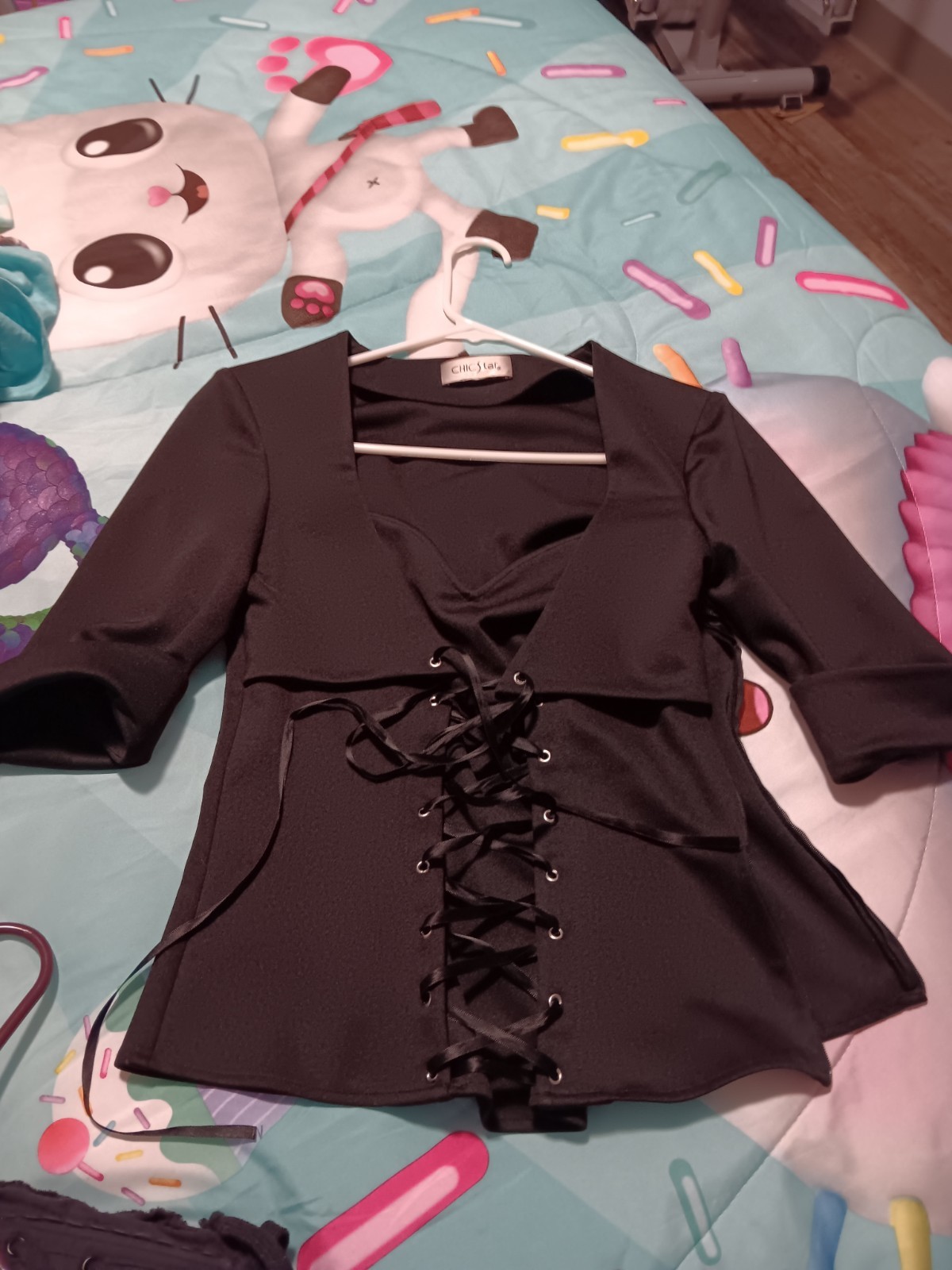 Chic Star (side zipper) Gothic Blouse