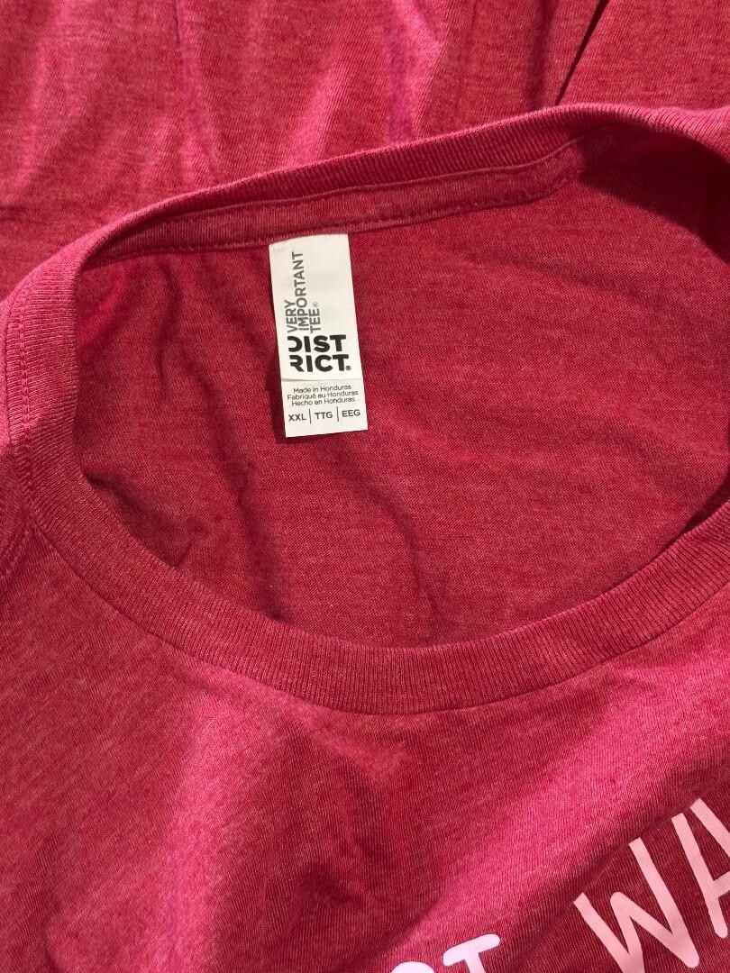 Heather Red ‘I Just Want to Work in My Garden’ Graphic Tee – Size XXL – New