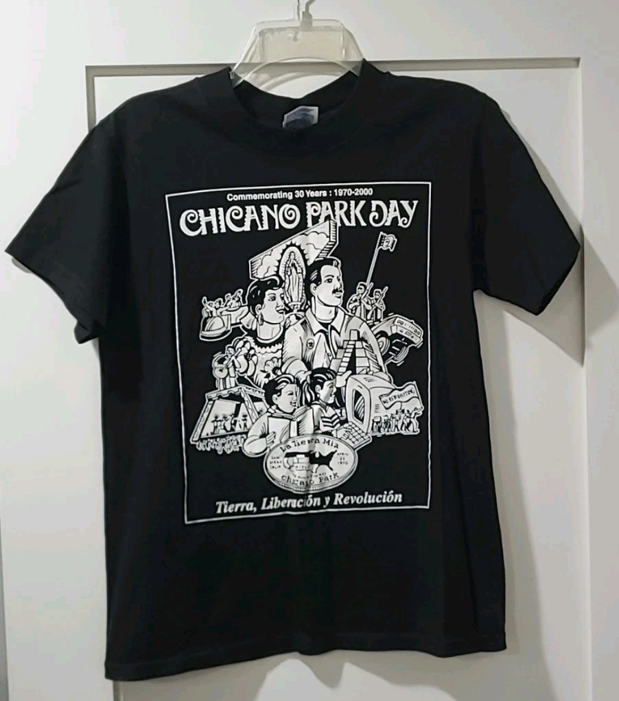CHICANO PARK DAY-COMMEMORATION 30 YEARS:1970-2000, ADULT SMALL 34-36.WOMENS.