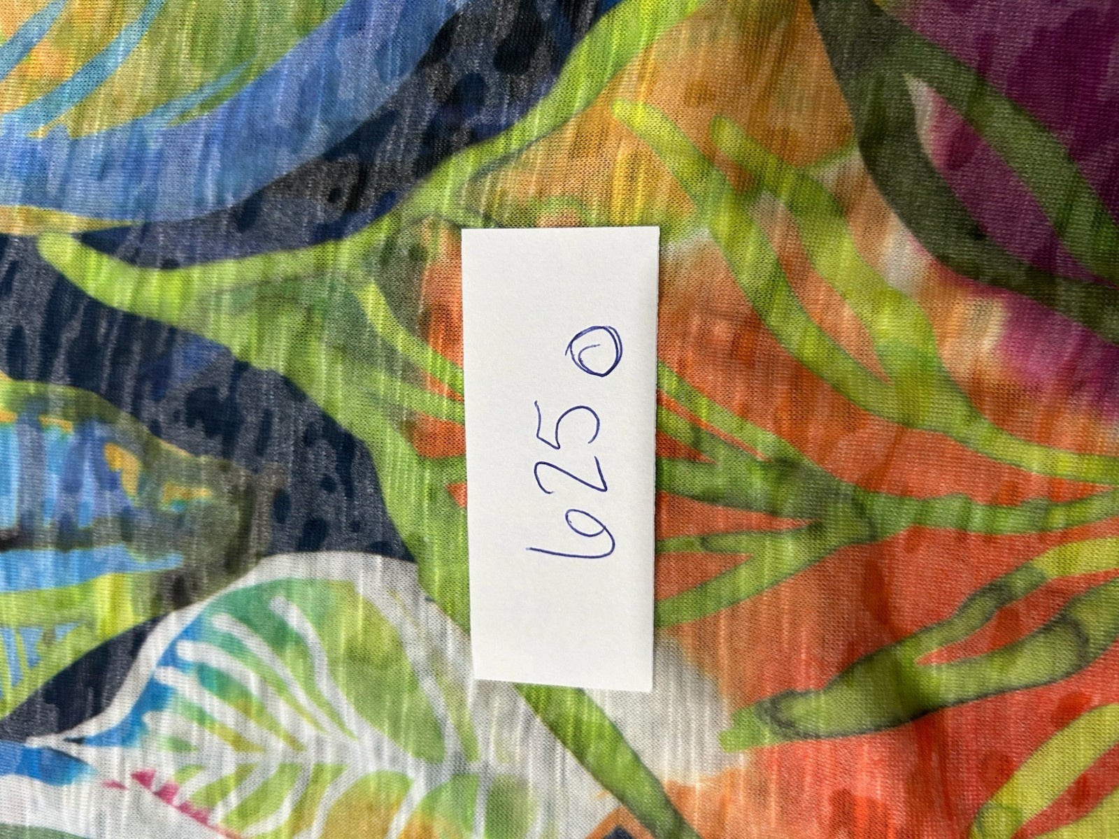 Impulse California Tropical Leaf Print Blouse Multicolor Sz Large Beach NWT