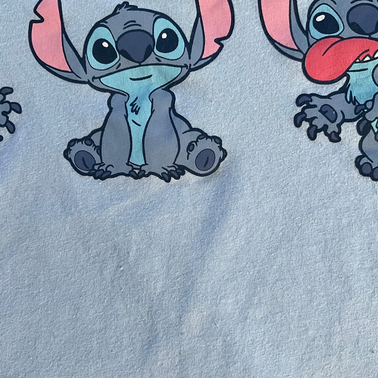 Blue Disney Stitch Graphic T-Shirt: Modern