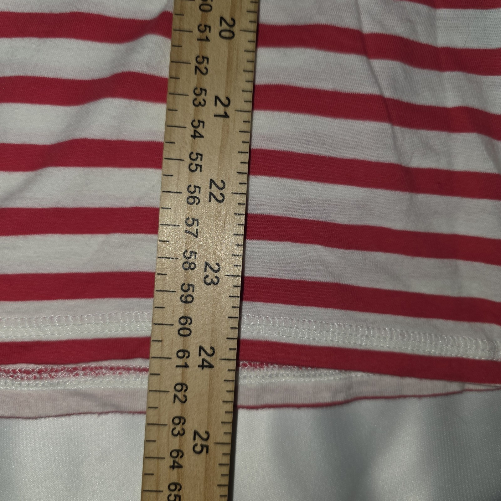 Ralph Lauren Sport Striped T-Shirt Women’s XL Pink White Pony Logo Short Sleeve