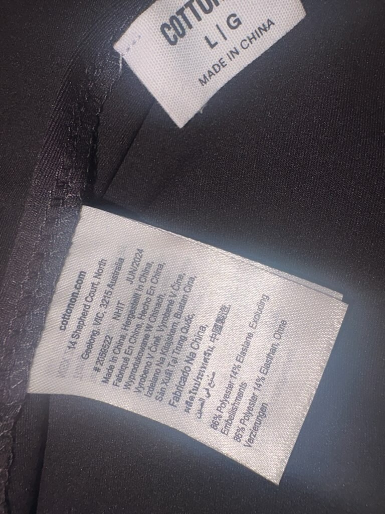 Cotton On Black Solid Spaghetti Strap Stretch Straight Neck Camisole Size L