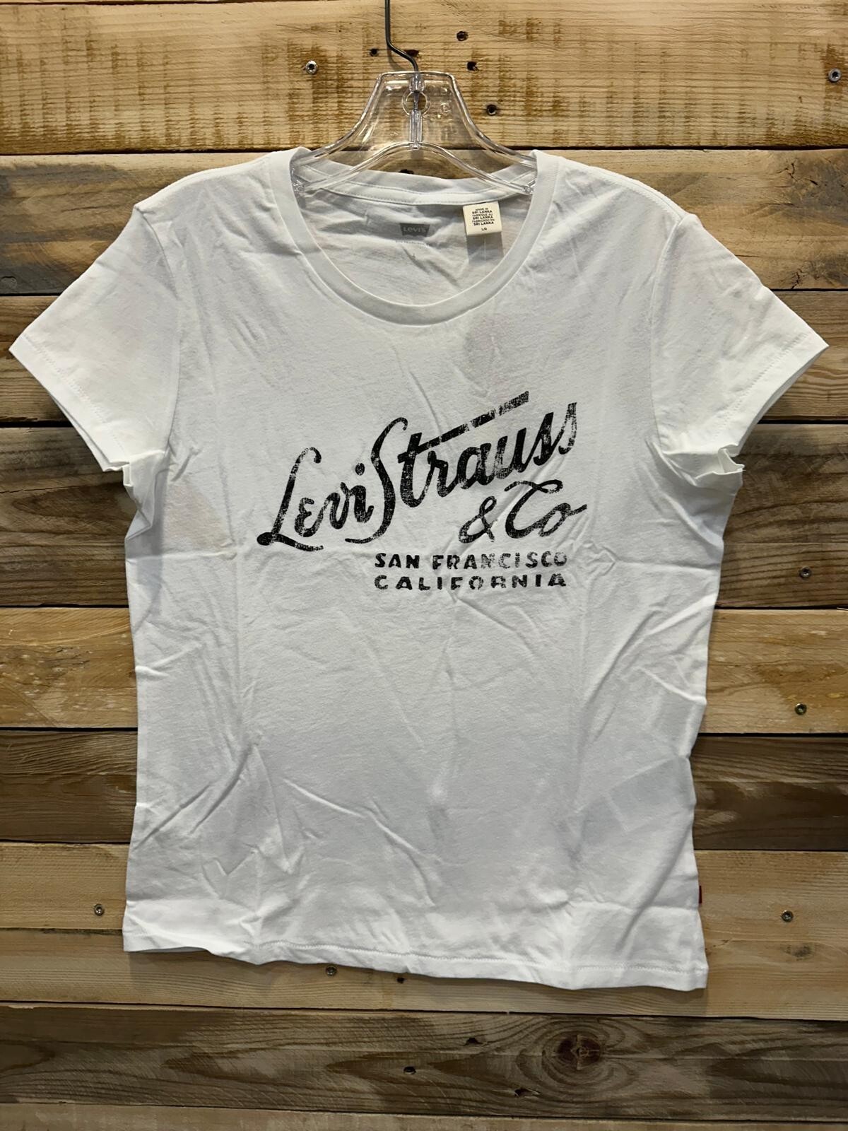 Levi’s Women’s Slim Crew Neck Tee Shirt (32223) D1(A627T)