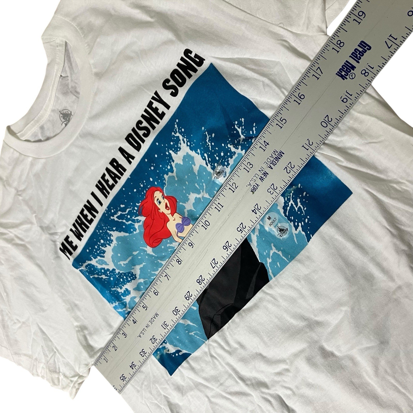 Disney Parks T-Shirt Womens M Little Mermaid Songs Novelty Movie Princess