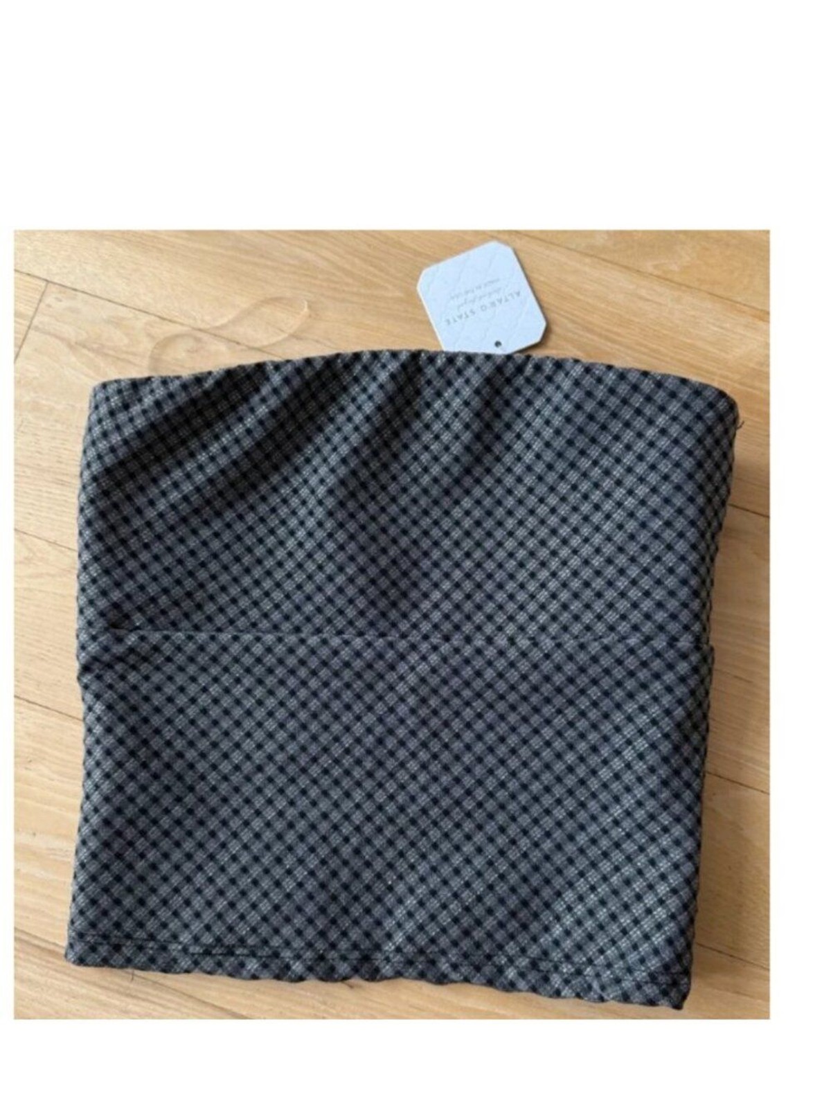 NWT Altar’d State Black & Gold Houndstooth Tube Top – Size M