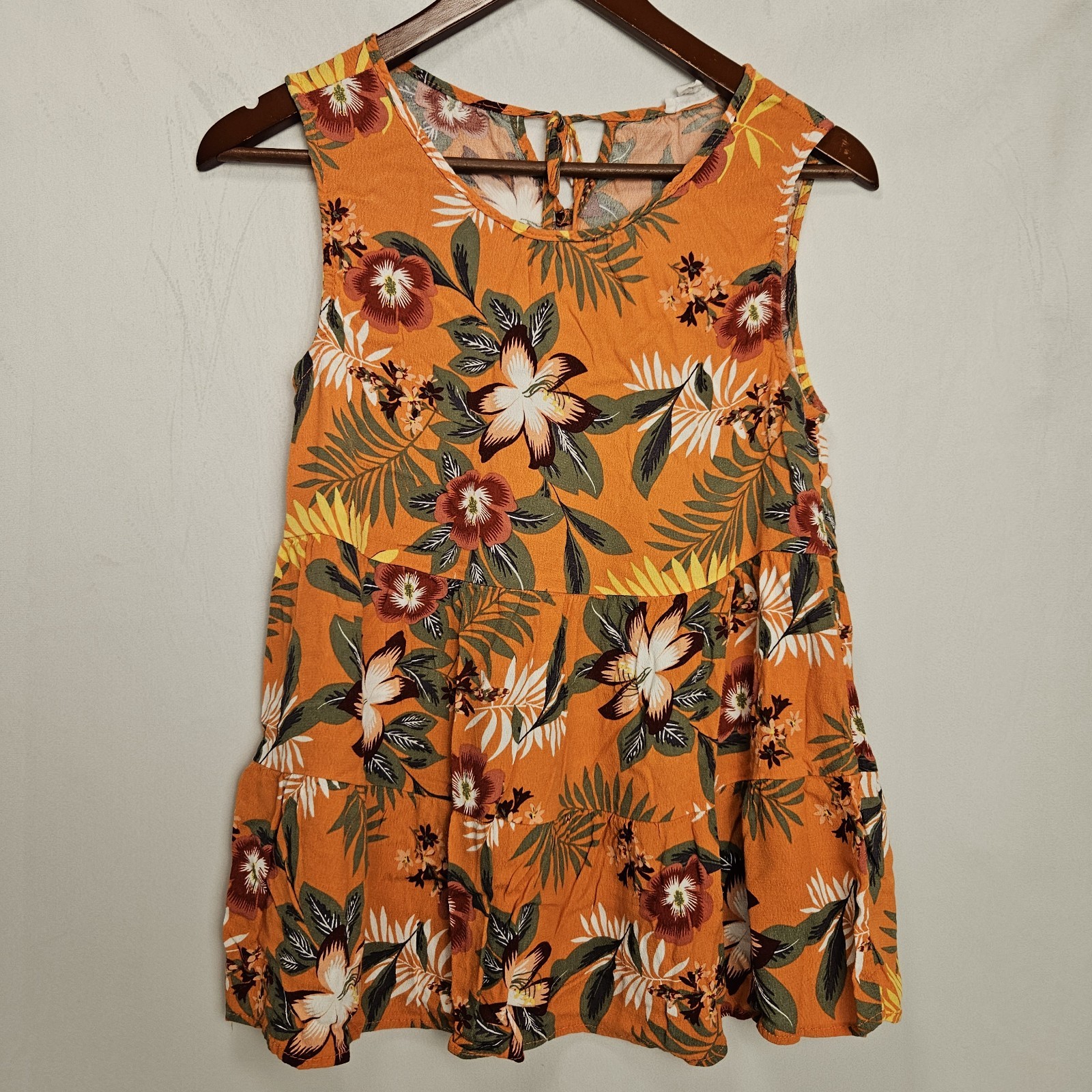 Tribal Jeans Blouse Women SP Floral Tropical Sleeveless Multicolor Summer