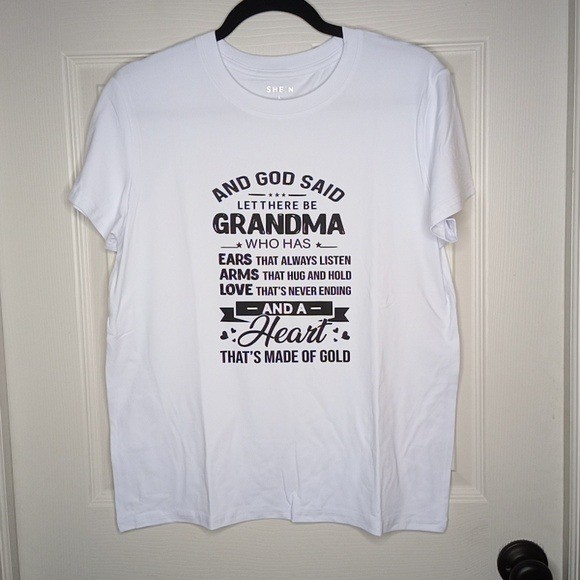 NEW “And God said, Let there be” Grandma T-shirt Multiple Available L & XL