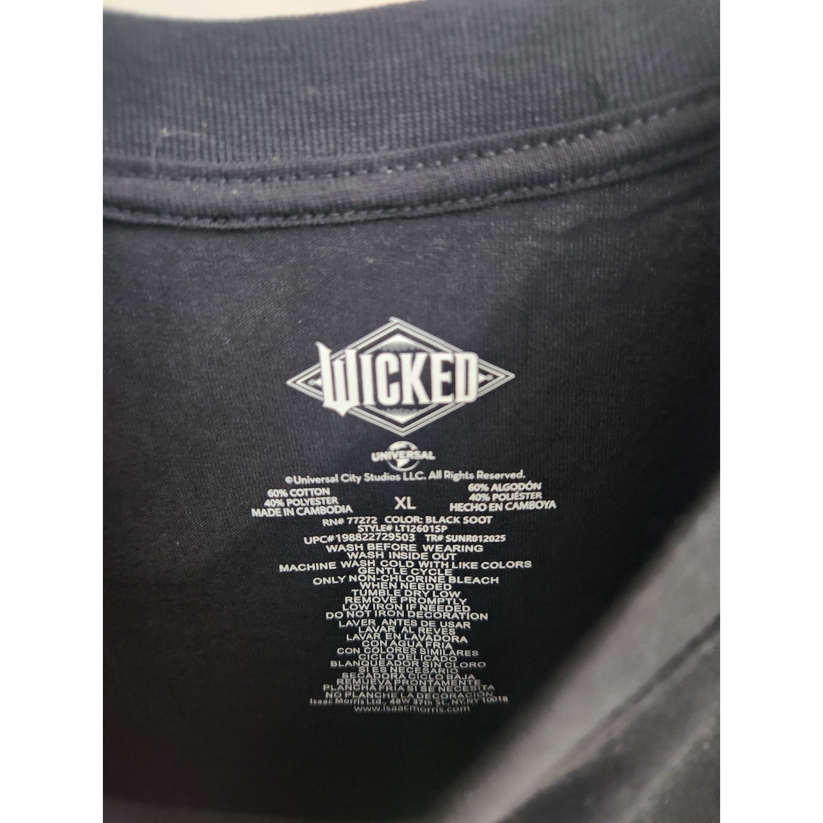 WICKED Logo Graphic Tee in Black Sizes S, M, L, XL