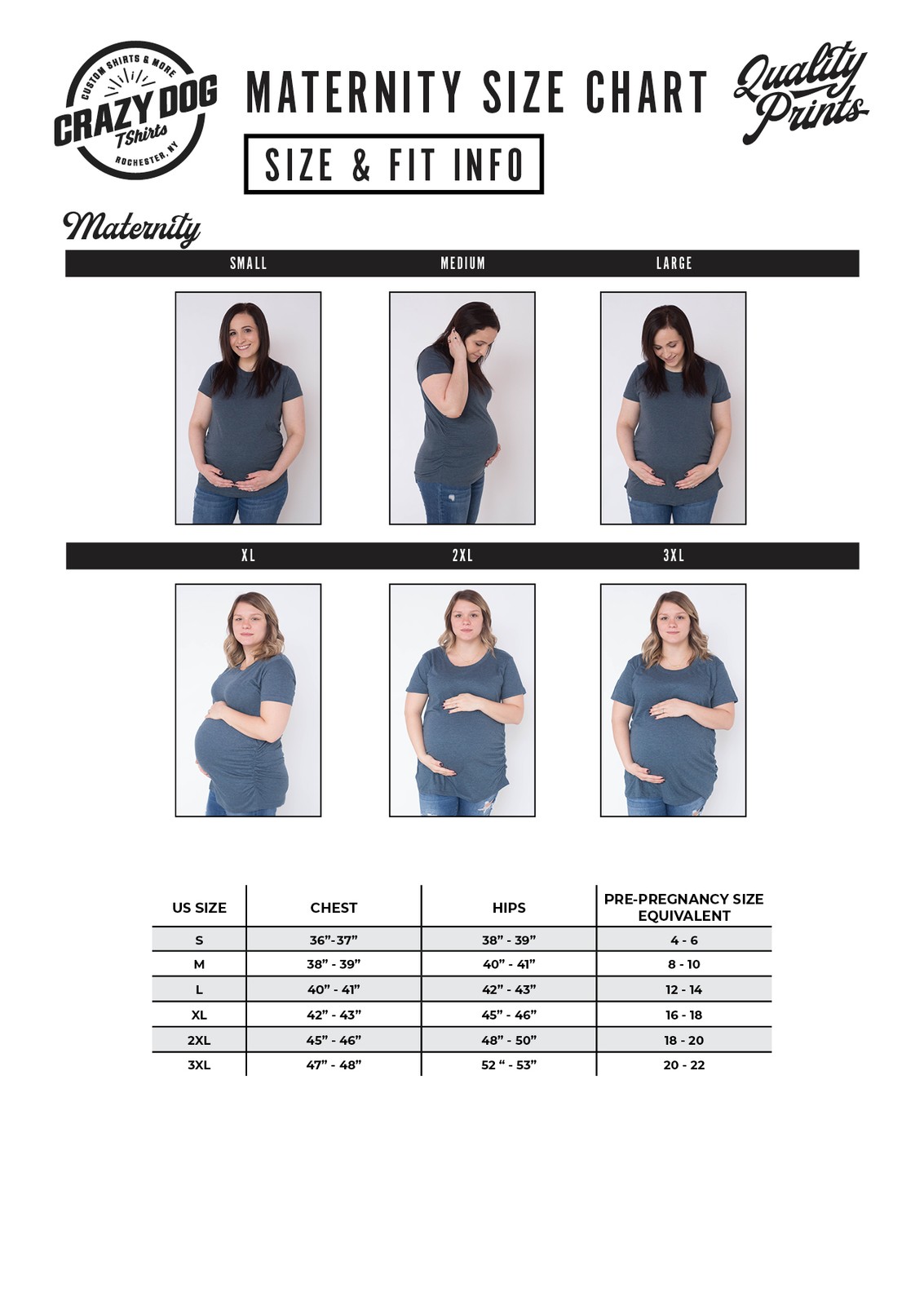 Comfortable Womens Maternity Shirts Blank Pregnancy Shirts Plain Fitted Tees