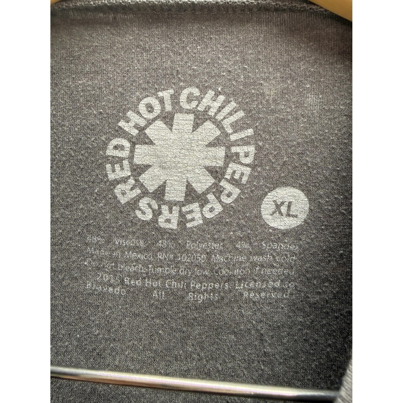 Red Hot Chili Peppers Californication Tank Top Gray Muscle Tee Womens XL RHCP