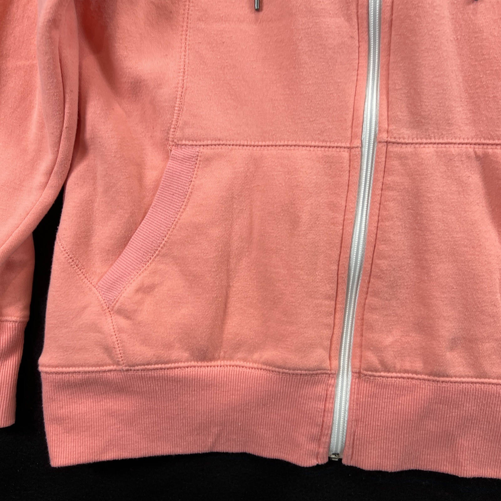 Peach Women’s Tek Gear Zip Up Hoodie Size Large