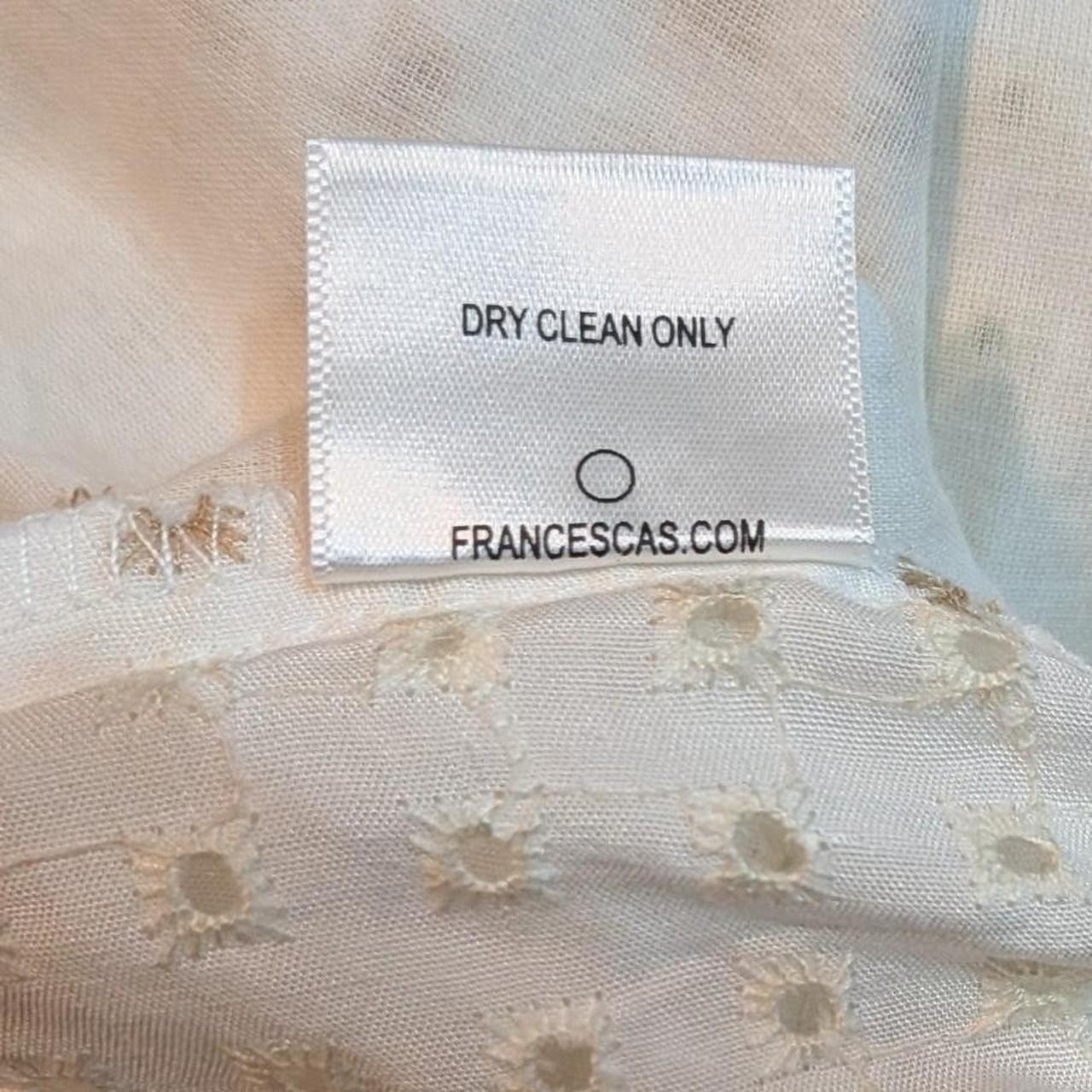 Francesca’s Blue Rein Ivory Cartigan -Size M
