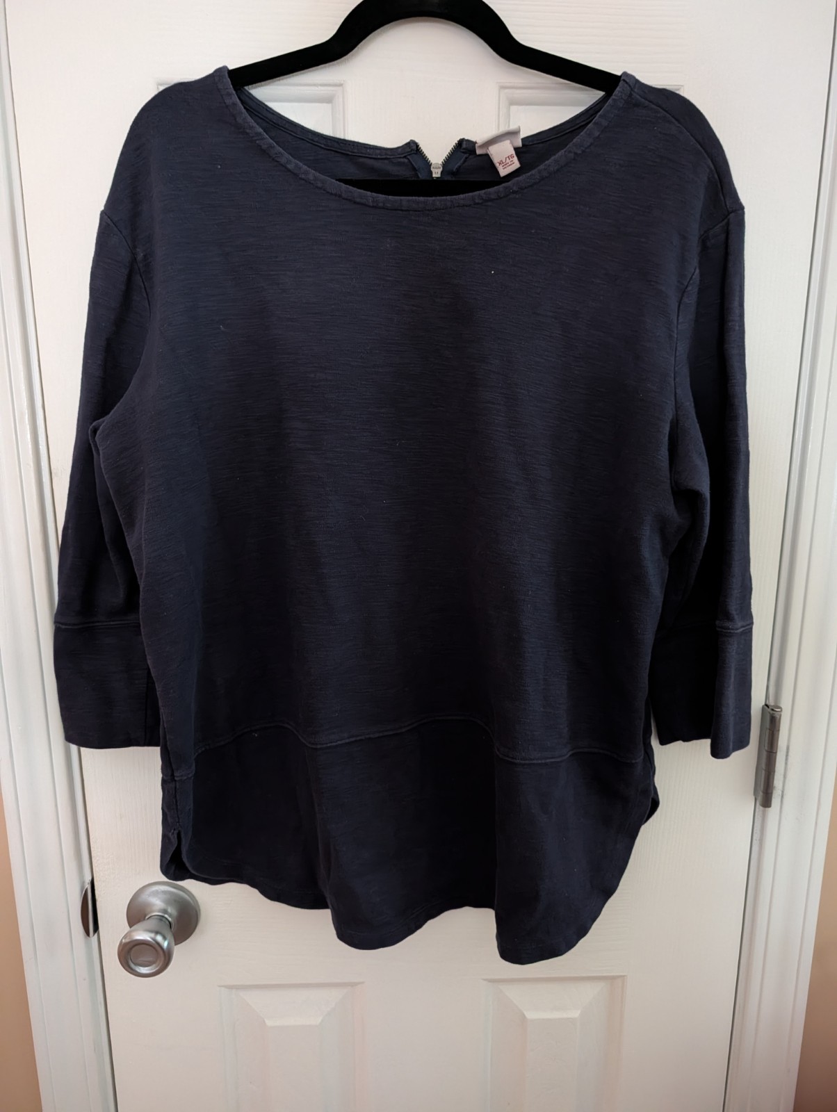 Thick Ladies Winter Fall Top 3/4 Sleeve