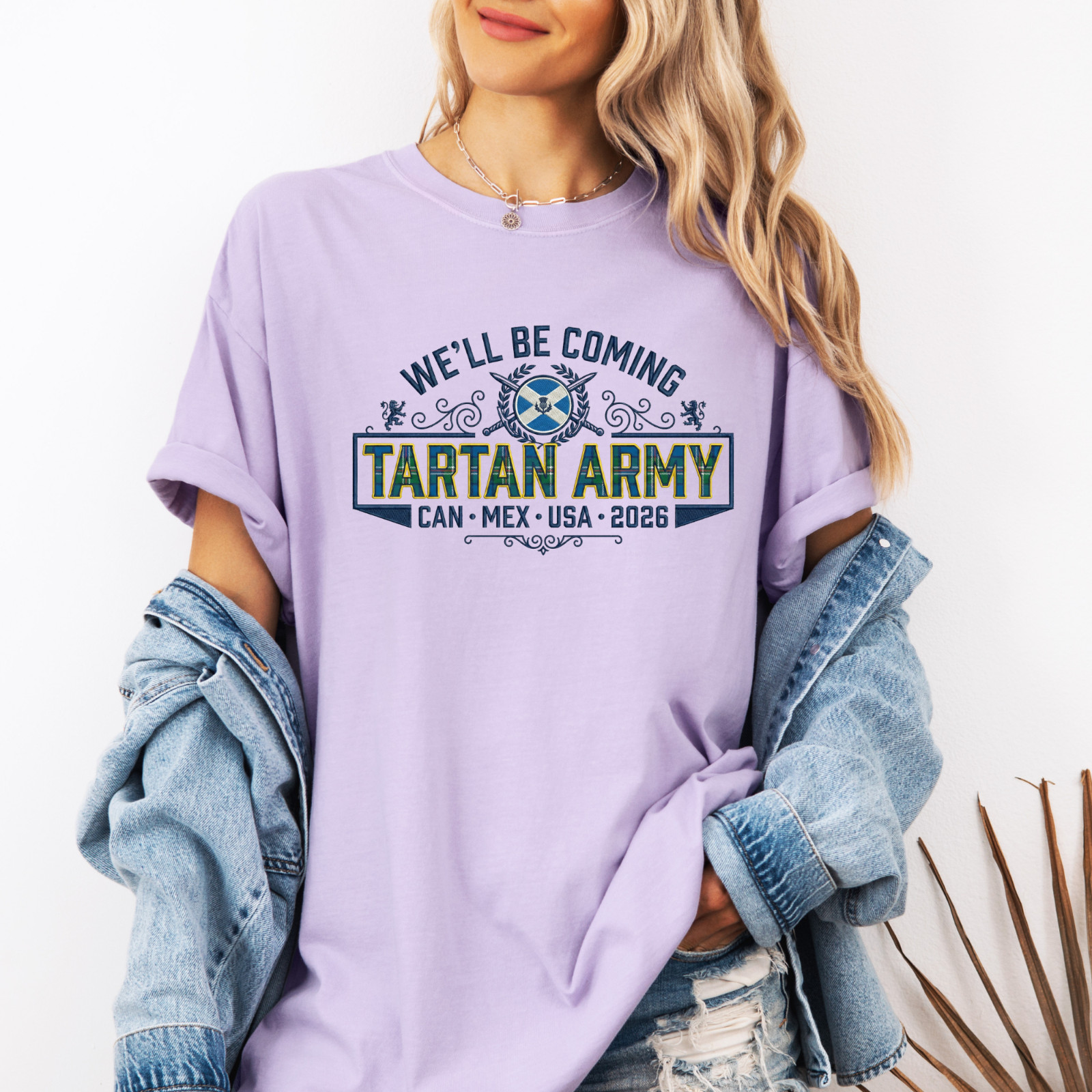Tartan Army World Cup 2026 Shirt, Scotland Soccer We’ll Be Coming Tshirt
