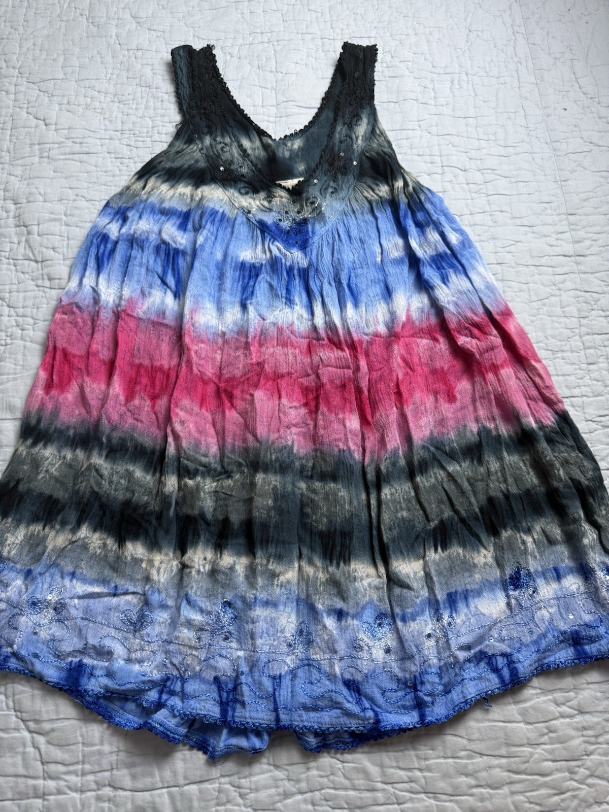 Unbranded Tie Dye Sleeveless Tank No Size No Label See Pictures Women’s