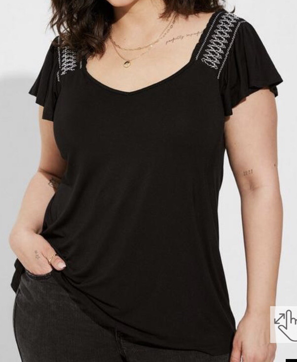 TORRID TOP SLEEVELESS SHIRT BLOUSE TOP 6 6X 6XL 30 NEW