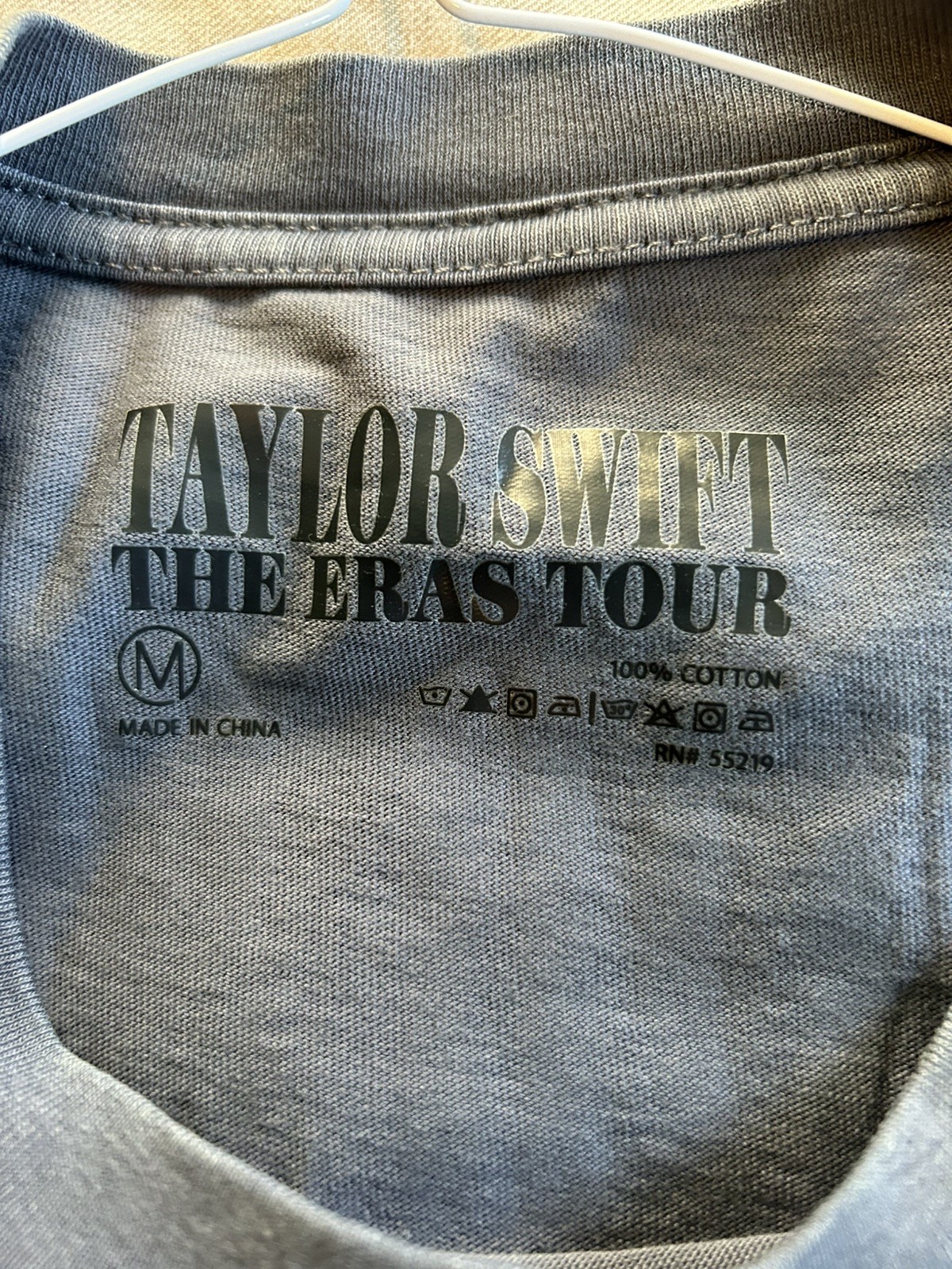 TAYLOR SWIFT The Eras Tour T-Shirt NWT Medium Mineral Wash Gray Tee RARE MERCH