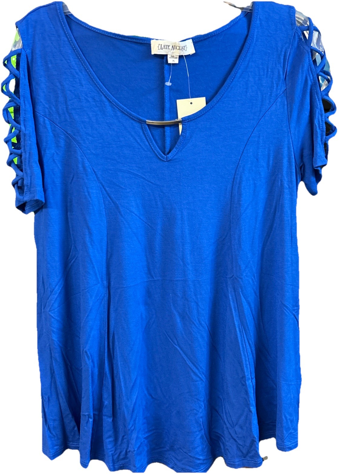 Late August Short Sleeve NWT Blouse Size M