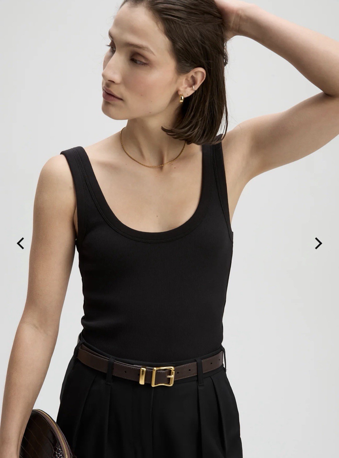 Sold Out NYC The Scoop It Up Tank in Black Women’s Size Med