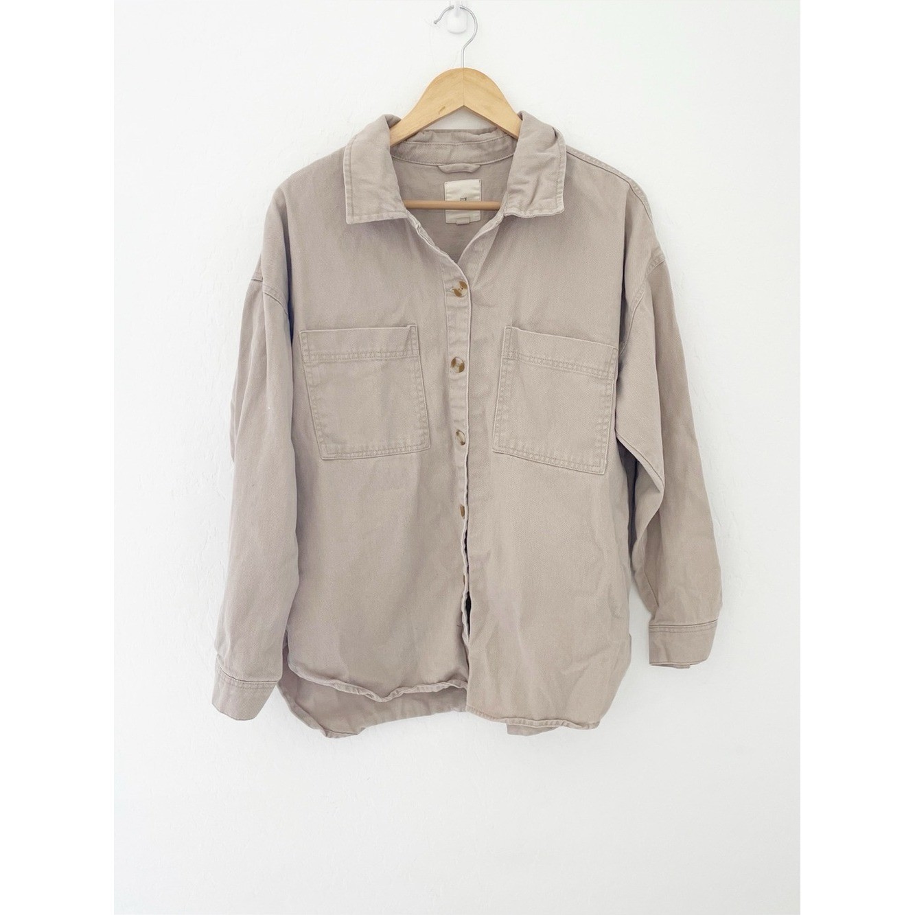 Thread & Supple twill shirt jacket size large