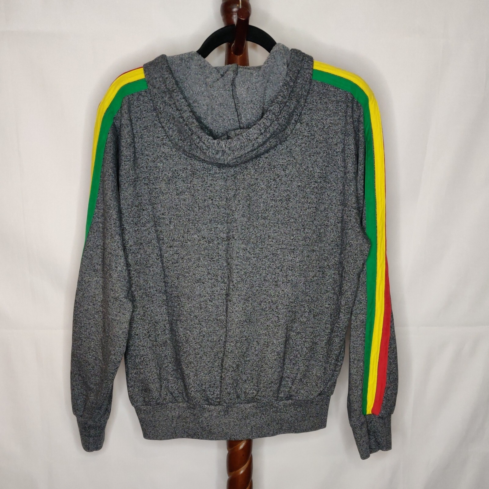 Authentic Gear women’s M hooded sweatshirt multicolor full zip long sleeves logo