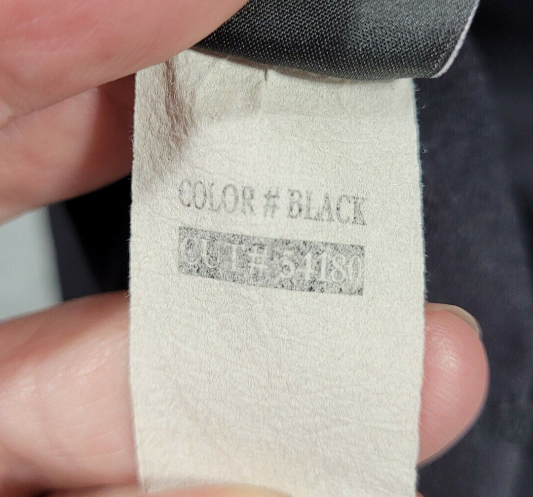 Investments II Black Tank Top Womens 3X Nylon Spandex Blend Made in USA