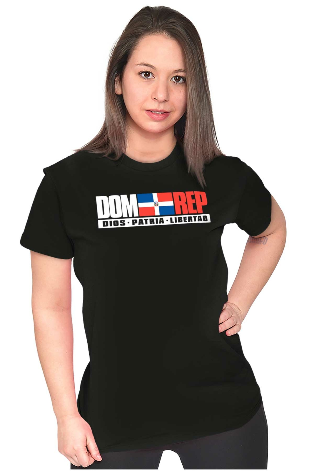 Dominican Republic Flag Official Pride Gift Graphic T Shirts for Women T-Shirts