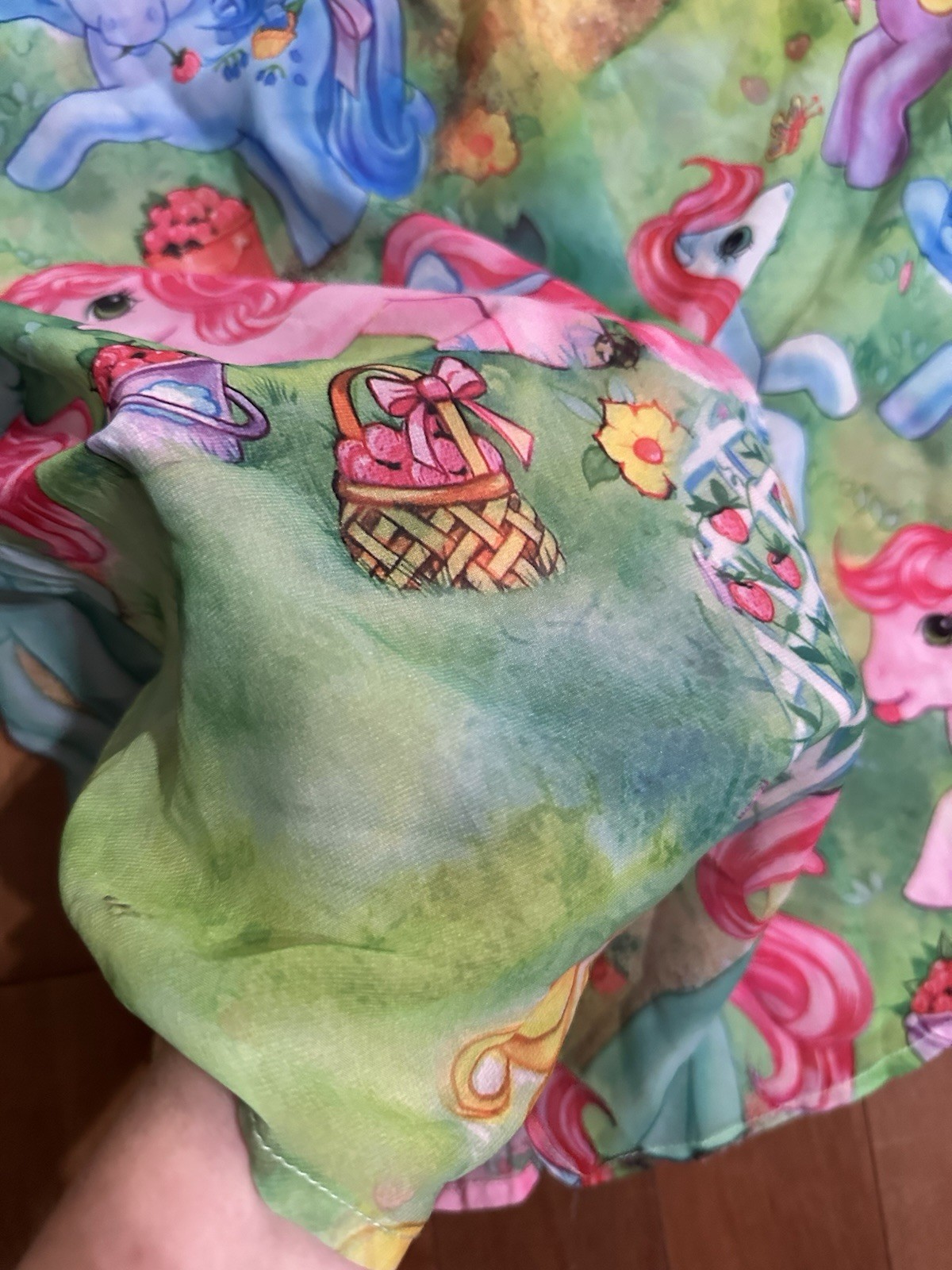 HTF! My Little Pony lightweight Layer Shirt MLP light G1 Adult Blouse Large L