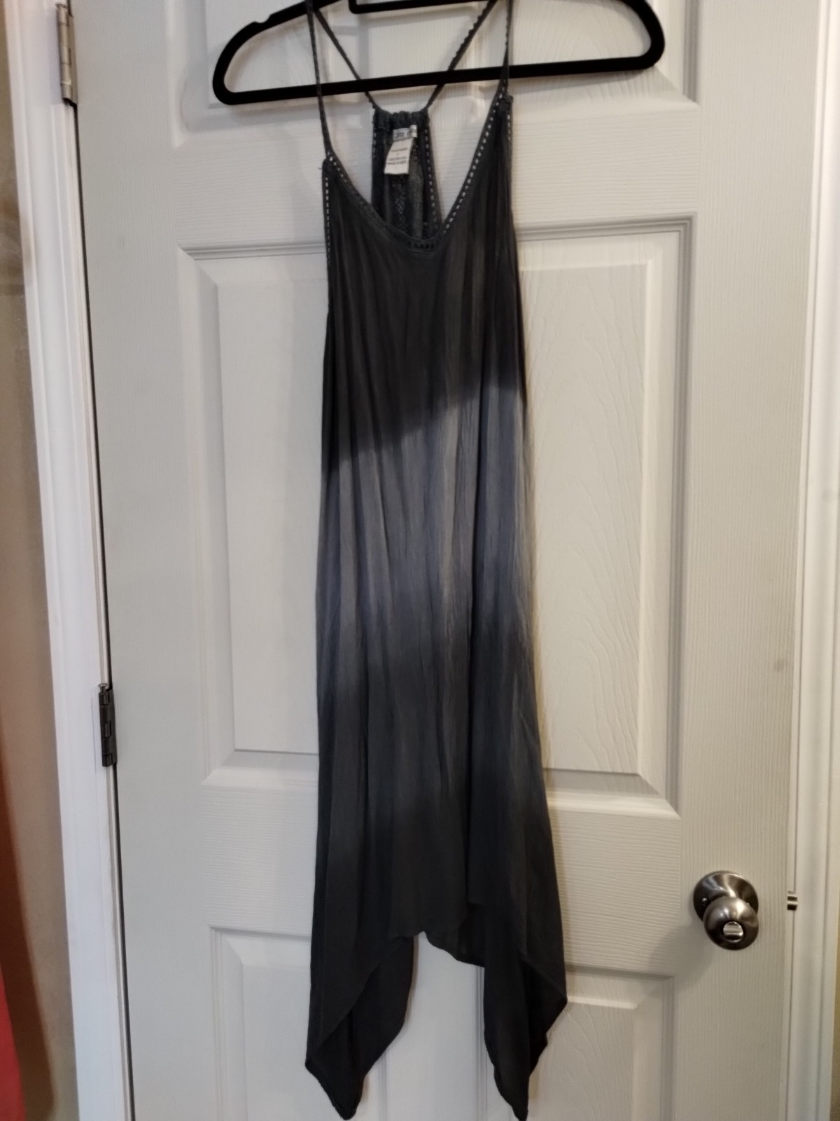 Cute Options Coral Slate Lace Racerback Shark Bite Hem Casual Sundresses W L NWT