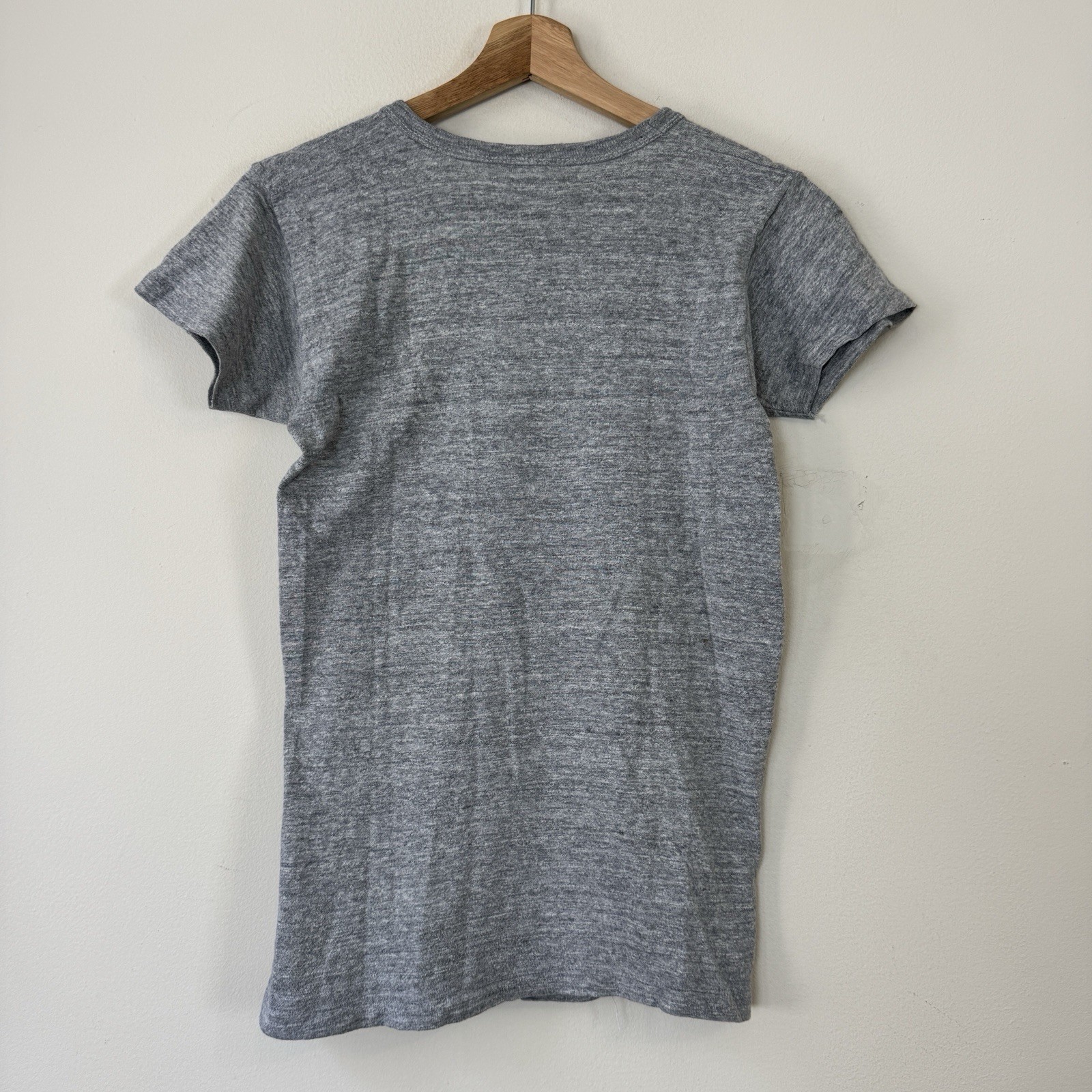 Vintage 70’s Playboy Bunny Magazine Women’s Grey Single Stitch Tee Shirt Medium