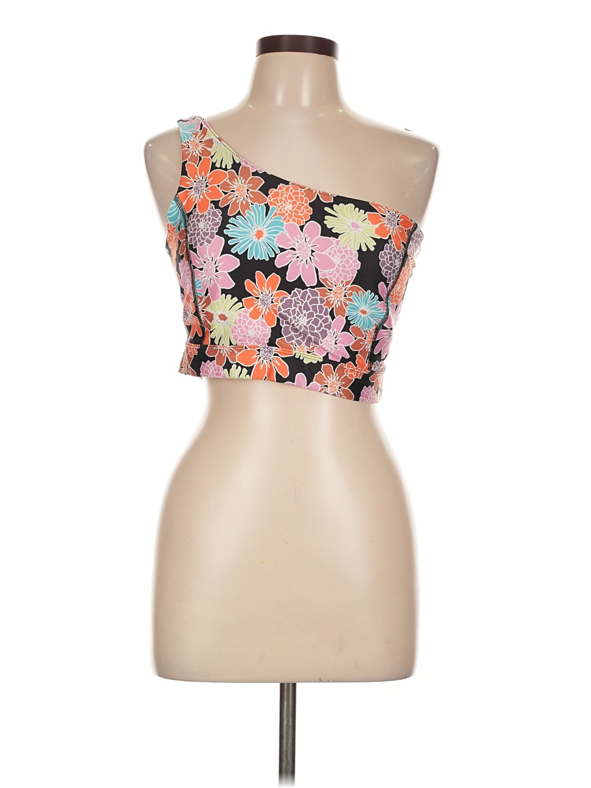 Wavvy Women Orange Tube Top L