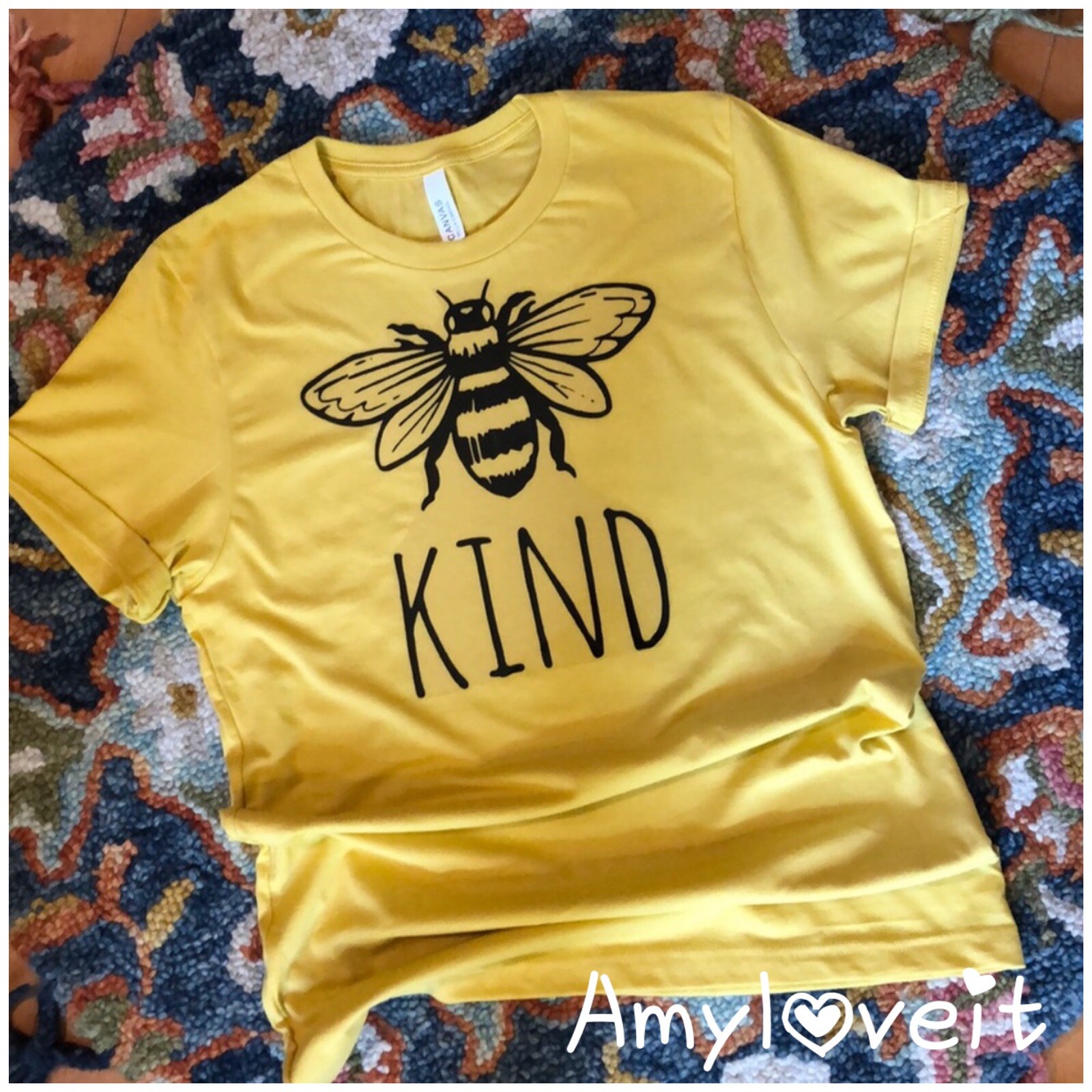 Bee Kind T-Shirt Bella Canvas Tee Shirt Sizes XS – 2XL New