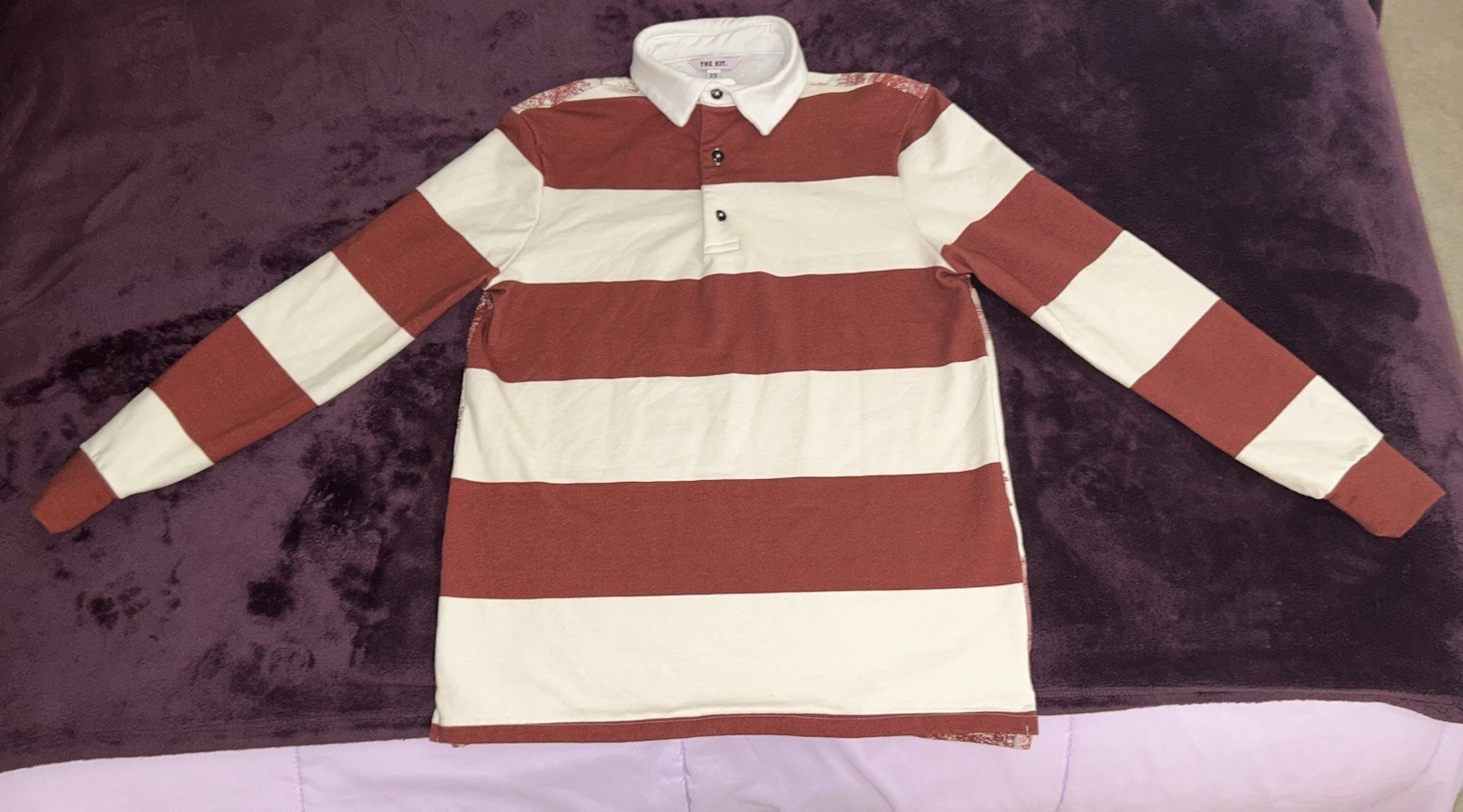 THE KIT Kieran Rugby Polo Shirt-Streetwear-Art-XS-NWOT-MSRP$88-Daniel Vosovic