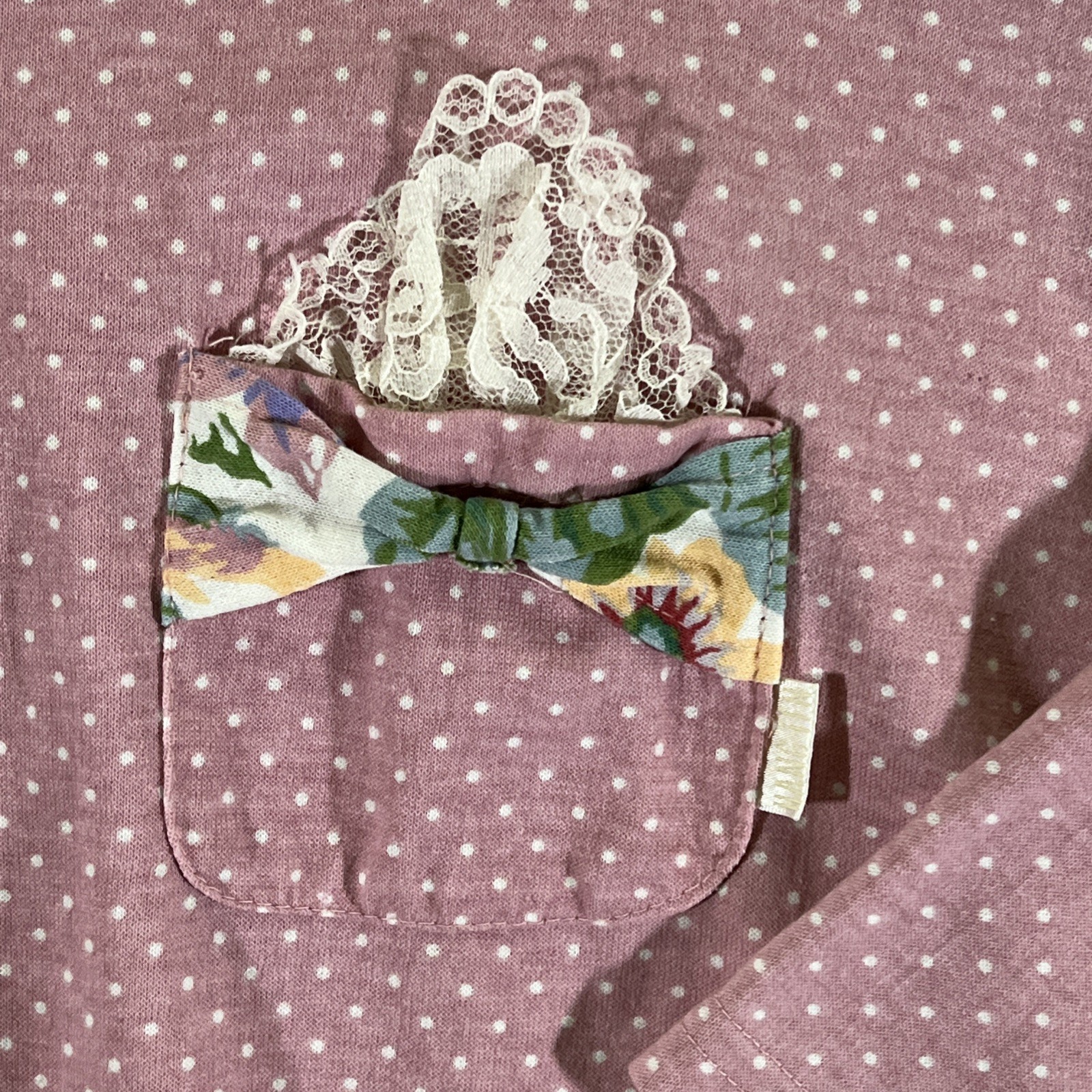 Vintage 90’s Hang Ten Women’s Size Medium Long Sleeve Pink Top Made in USA